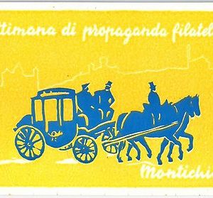 41036  CARTOLINA d'Epoca - BRESCIA - Montichiari:   PROPAGANDA Filatelica 1954