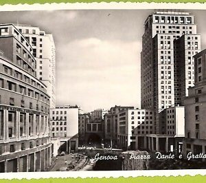 aa9167 - CARTOLINA D'EPOCA  GENOVA Città : Piazza Dante e Grattacieli