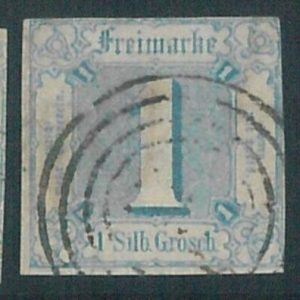 78250b  - GERMANY Thurn und Taxis -  STAMP:  Michel  # 15  -  finely USED