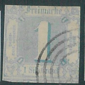 78250a  - GERMANY Thurn und Taxis -  STAMP:  Michel  # 15  -  finely USED