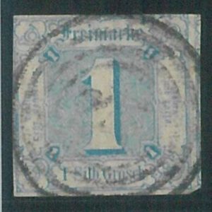 78250c  - GERMANY Thurn und Taxis -  STAMP:  Michel  # 15  -  finely USED