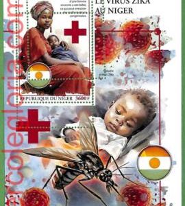 B1668 - NIGER - ERROR MISPERF Stamp Sheet - 2023 - Disease, Medicine