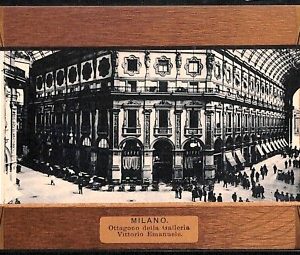 ab1187 - CARTOLINA D'EPOCA - MILANO Città : Galleria Vittorio Emanuele