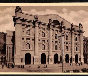 ab1188 - CARTOLINA D'EPOCA - MILANO Città : Palazzo della Borsa