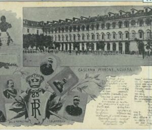 90902 - CARTOLINA d'Epoca - NOVARA  - Reggimentale CASERMA PERRONE