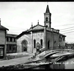 ab1210 - CARTOLINA D'EPOCA - MILANO Città : Chiesa di S. Cristofono
