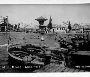 ab1213 - CARTOLINA D'EPOCA - MILANO Città : Lido di Milano-Luna Park - Il Teatro