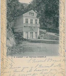 CARTOLINA d'Epoca AOSTA provincia - Saint-Vincent 1899
