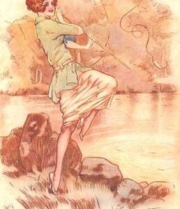 ab6615 - VINTAGE POSTCARD - Glamour Ladies - ARTIST SIGNED Simonetti 1920