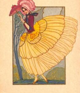 ab6621 - VINTAGE POSTCARD - Glamour Ladies Donnine - Very nice!