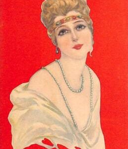 ab6625 - VINTAGE POSTCARD - Glamour Ladies Donnine - ARTIST SIGNED - BOMPARD