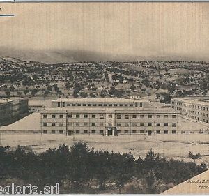 60444  - CARTOLINA d'Epoca - L'AQUILA città :  Scuola Ufficiali