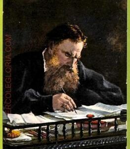 ae8701 - RUSSIA - Vintage Postcard - ILLUSTRATED - Tolstoi
