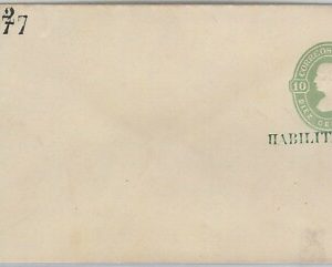 52230 - MEXICO - POSTAL  HISTORY - STATIONERY overprinted HABILITADO - HG # 10c