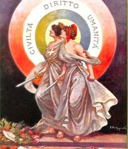 ab6632  - VINTAGE POSTCARD - Glamour Ladies Donnine - ARTIST SIGNED