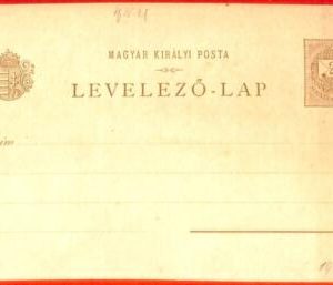 aa1918 - HUNGARY - Postal History - STATIONERY CARD