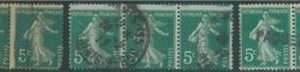 88122  - FRANCE - STAMPS - SMALL LOT of  Stamps :  Ceres  5 Cents