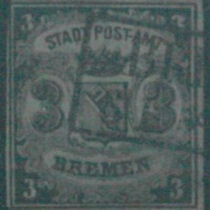 88184 -  GERMANY Bremen -  STAMP:  Michel  # 1   Very Fine USED