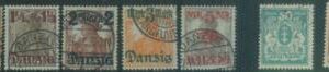 88258 - POLAND Danzig - STAMP  - Small  lot of USED STAMPS
