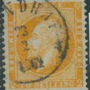 88248b  -  NORWAY -  STAMP  - MICHEL  #  2 -   USED