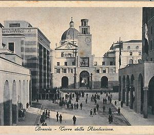 41090 - CARTOLINA d'Epoca - BRESCIA Città : TORRE della RIVOLUZIONE