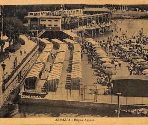 02481 - Ansichtskarten VINTAGE  POSTCARD - CROATIA - Abbazia, Bagno Savoia