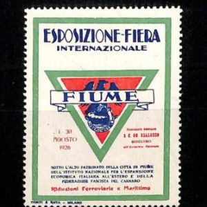 ac2129 - CROATIA  -  VINTAGE POSTER STAMP -  Fiume