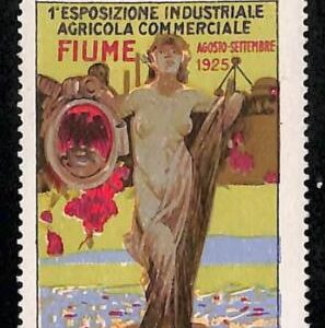 ac2139 - CROATIA  -  VINTAGE POSTER STAMP -  Fiume