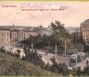 ad1839 - NORWAY - VINTAGE POSTCARD - Kristiania - 1906 ( hand painted)