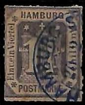 94907 1jA - Germany HAMBURG - STAMPS - Michel # 20b --   USED