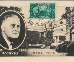 51504  - USA -  POSTAL HISTORY - MAXIMUM CARD - 1945  Roosevelt -  POLITICS