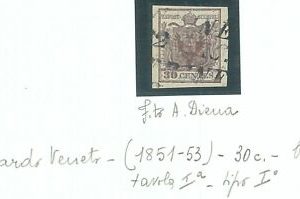 74315 - ANTICHI STATI:  Lombardo Veneto  - Sassone  7 bruno   - A DIENA