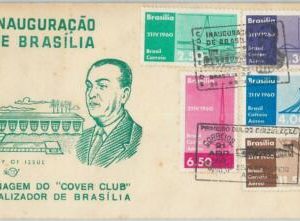 69192 - BRAZIL - POSTAL HISTORY - RHM C449 + A93/96 on (FDC ?) COVER 1960