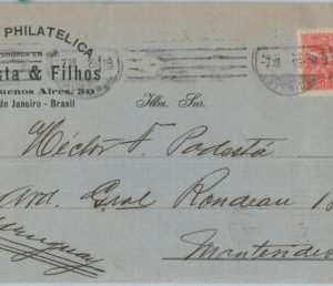 69193 - BRAZIL - POSTAL HISTORY -  COVER to URUGUAY 1923