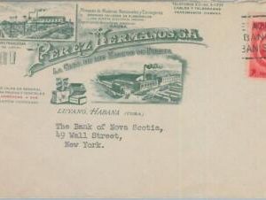 72262 - Havana - POSTAL HISTORY -  ADVERTISING COVER  1930'S  IndustrY SUGAR