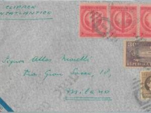 77163 - HABANA - Postal History -  CENSORED COVER via CLIPPER 1941 - TOBACCO