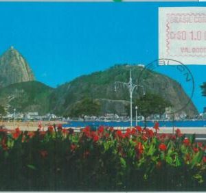 85980  - BRAZIL - POSTAL HISTORY -  Yvert FRAMA 2-3 used on POSTCARD 1981
