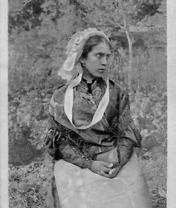 ab3606 - CARTOLINA D'EPOCA - Torino  provincia  - Costumi Val Chisone 1910