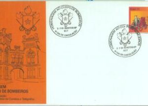 86690 - BRAZIL- Postal History -  FDC COVER 1991  Fire Fighting FIREFIGHTERS