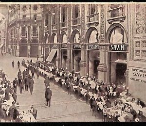 ab1409 - CARTOLINA D'EPOCA - MILANO Città : Ristorante Savini