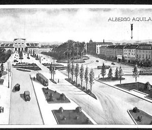 ab1411 - CARTOLINA D'EPOCA - MILANO Città : Albergo Aquila