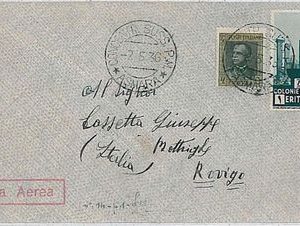 36478  COLONIE  - A.O.I. ERITREA: BUSTA - CONCENTR.  SUSS. PM ASMARA 1936