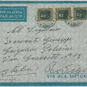 36479  COLONIE  - A.O.I. ERITREA: BUSTA - CONCENTR.  SUSS. PM ASMARA 1936