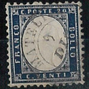 60707 - ITALIA REGNO - Sassone 2  USATO con annullo MATELICA ! BELLO!