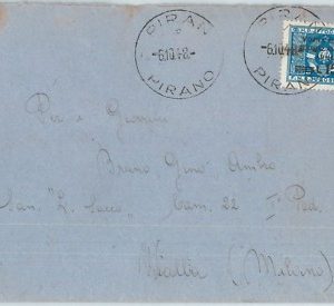 71336  -  LITORALE Sloveno  - Storia Postale -  Sassone 74 isolato su BUSTA 1948