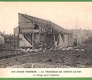 ah3046 - FRANCE - VINTAGE POSTCARD - La Tragedie de Choisy-le-Roi - RARE!!