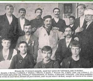 ah3052 - FRANCE - VINTAGE POSTCARD - Courrières mine disaster RARE!! Mining
