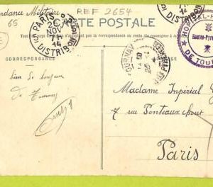 af9554 - FRANCE - POSTAL HISTORY - Hospital Military Mail - 1974,  MEDICINE