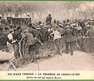 ah3047 - FRANCE - VINTAGE POSTCARD - La Tragedie de Choisy-le-Roi - rare!