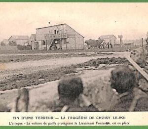 ah3042 - FRANCE - VINTAGE POSTCARD -  La Tragedie de Choisy-le-Roi - rare!